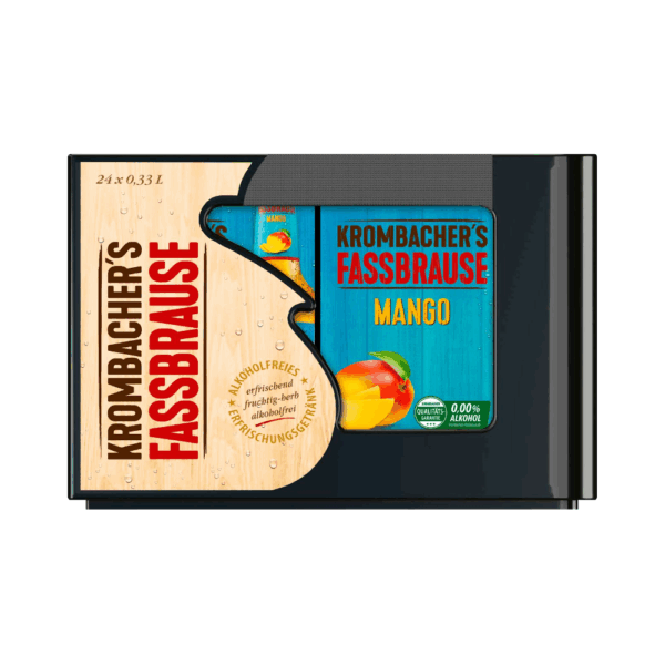 Krombacher's Fassbrause Mango – Bild 2