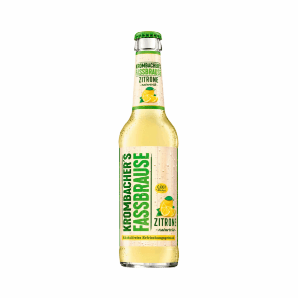 Krombacher's Fassbrause Zitrone naturtrüb